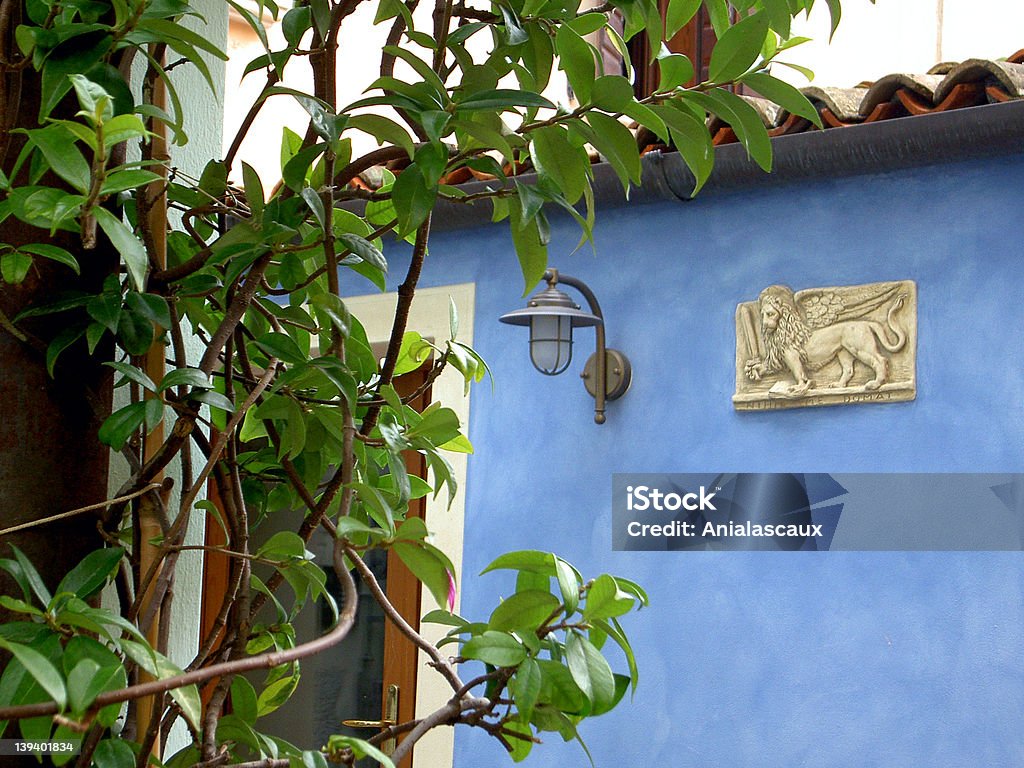 Blue hause - Foto de stock de Abrindo royalty-free