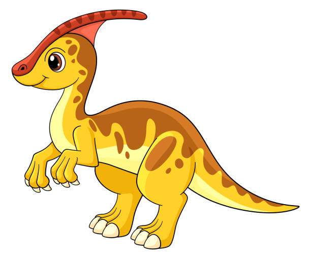 Ilustración de Icono De Baby Dino Lindo Parasaurolophus Dinosaurio  Divertido y más Vectores Libres de Derechos de Fauna silvestre - iStock