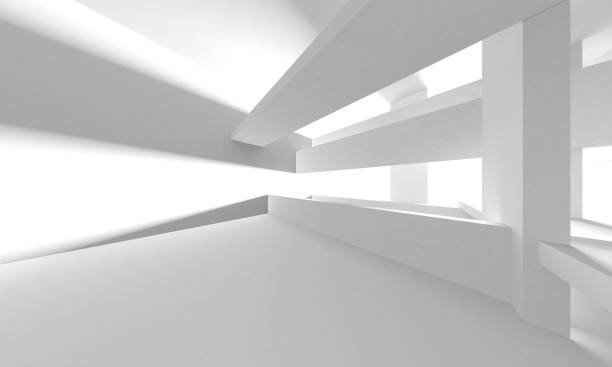istock White Modern Background. Abstract Building Concept 1394022335