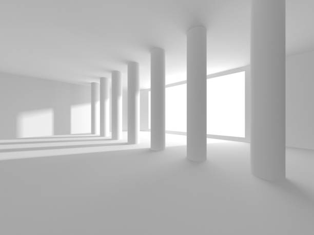istock White Modern Background. Abstract Building Concept 1394022874