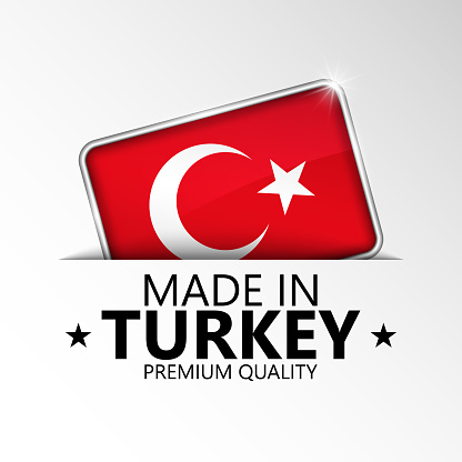 Made in Turkey graphic and label. Element of impact for the use you want to make of it.