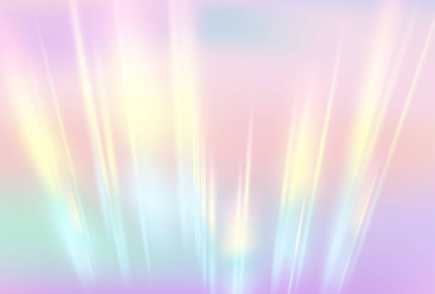 ilustraciones, imágenes clip art, dibujos animados e iconos de stock de prisma, textura de prisma. luces arco iris de cristal. - laser sunbeam blurred motion backgrounds
