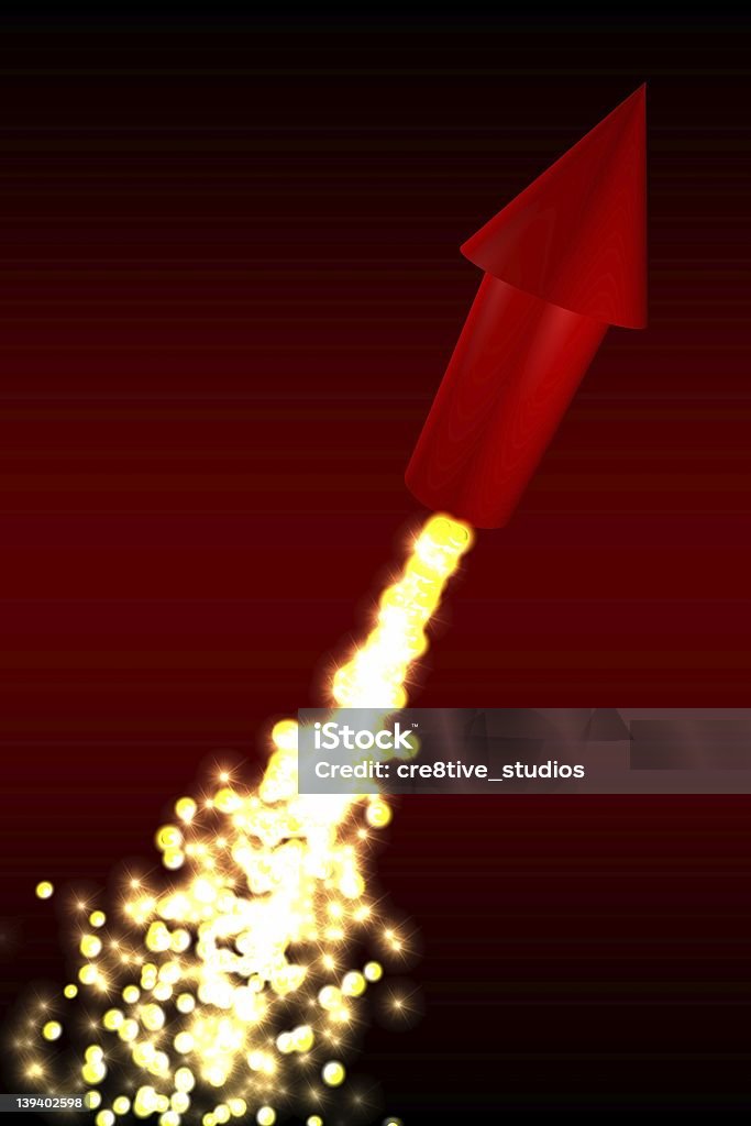 Rosso rocket - Foto stock royalty-free di Armi