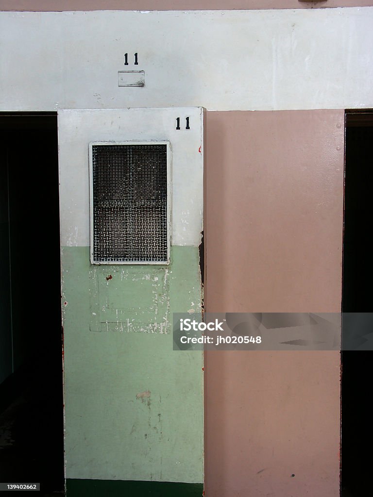 Grungy Cell 11 Courthouse Stock Photo