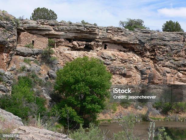Cliff Dwellings Montezuma Well Stock Photo - Download Image Now - Adobe - Material, American Culture, Ancient
