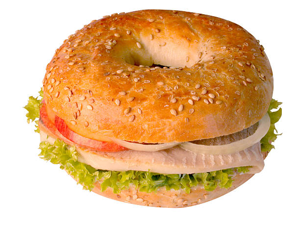 istock Bagel with fish, tomato and onion 139402861