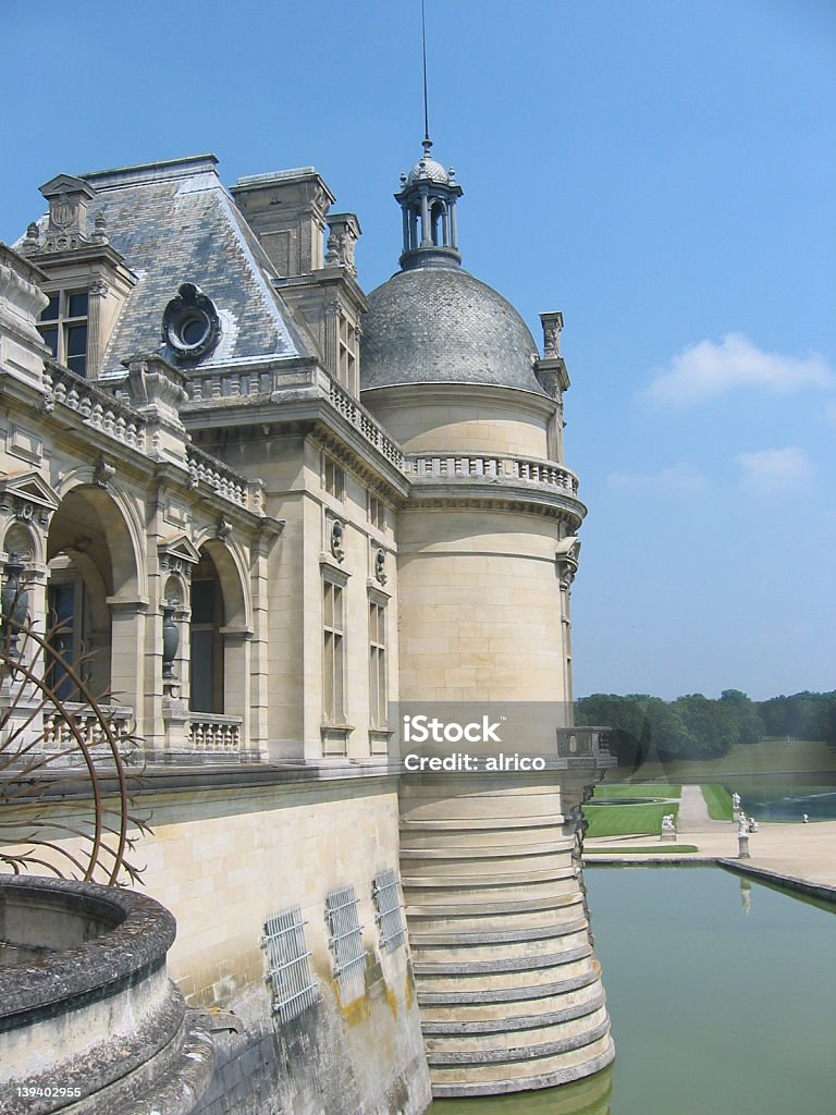 Castelo de chantilly-chateau - Foto de stock de Chantilly - Picardia royalty-free