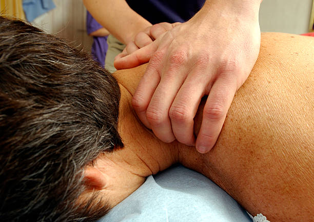 massage stock photo