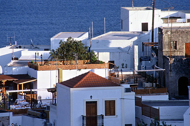 istock Lindos Roof Tops 139403648