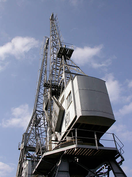 istock Industrial Dockyard Crane 139403788