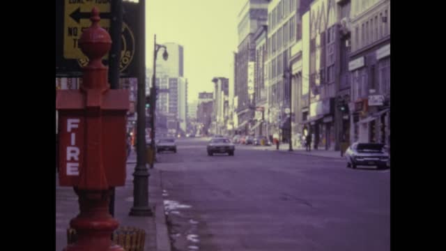 New York streets view in the mid 70's