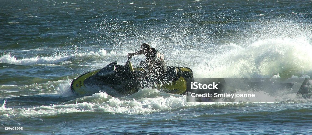 Moto d'acqua - Foto stock royalty-free di Lago
