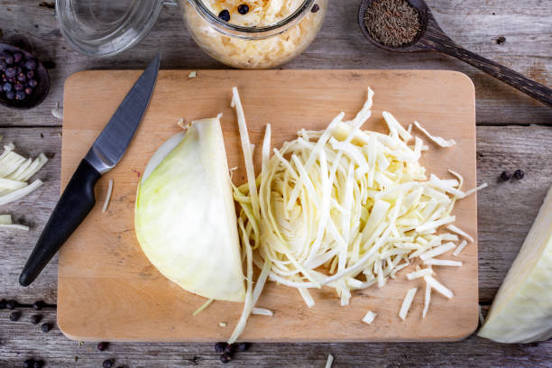 istock Preparing homemade sauerkraut 1394043512