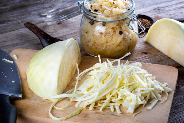 istock Preparing homemade sauerkraut 1394043522