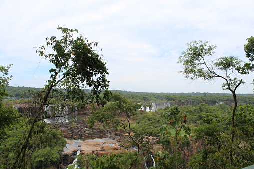 Amazing image of the Argentina side of the Falls do Iguaçu