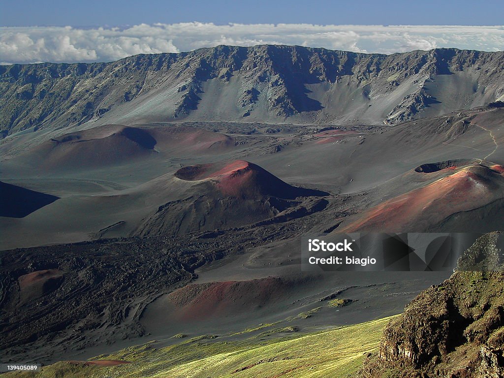 Haleakala-Krater - Lizenzfrei Caldera Stock-Foto