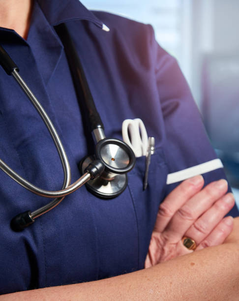 istock Nurse with her arms folded 1394052507