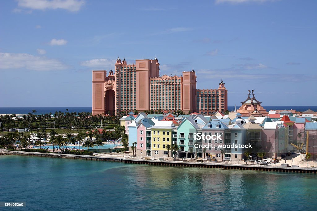 Bahamas- Ilha Paradise - Royalty-free Azul Foto de stock