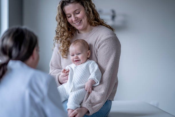 istock Mom and Baby at an Appointment 1394054631