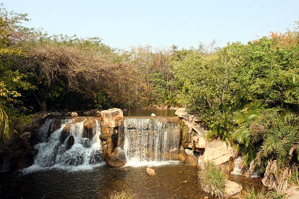 istock Waterfall into a pond 139405650