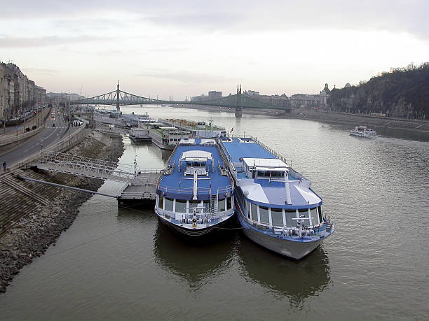 istock Boats in Danube, Budapest 139405670