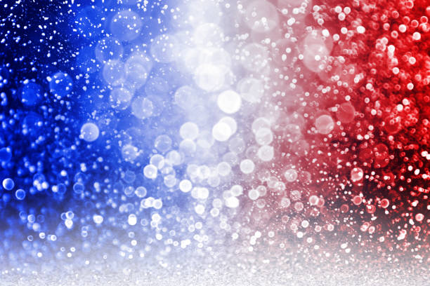 istock Patriotic red white blue firework July 4th, vote, Memorial, President, Labor Day background 1394058068