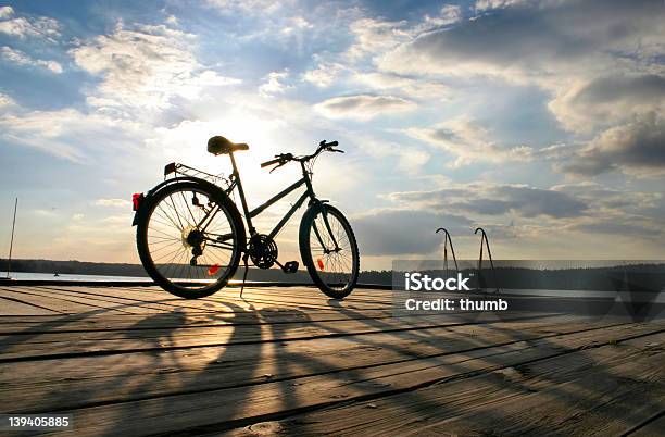 End Of A Bike Trip 4 Stock Photo - Download Image Now - Aspirations, Back Lit, Bicycle