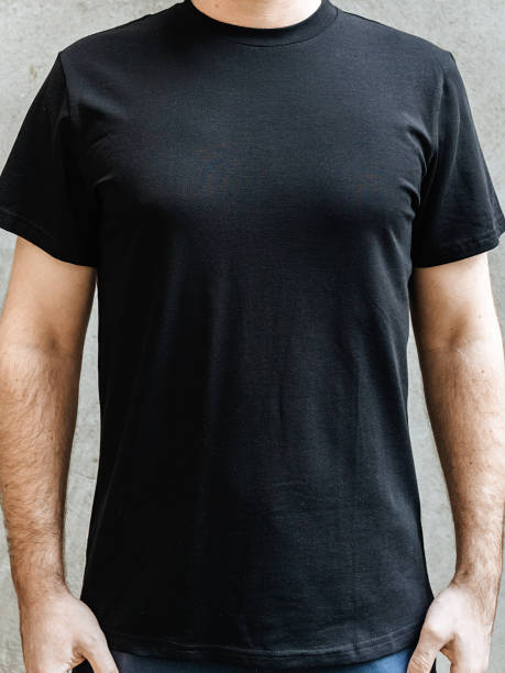 istock A man in a black T-shirt 1394060242