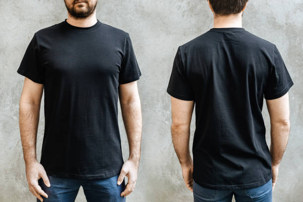 istock A man in a black T-shirt 1394060443