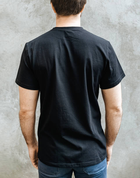 istock A man in a black T-shirt 1394060487