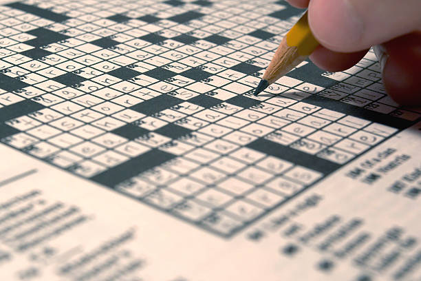 istock Someone doing the daily crossword 139406352