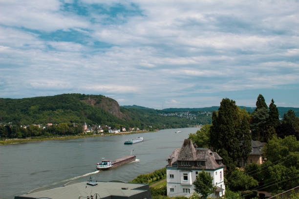 istock Traffic on the Rhine river 1394063970