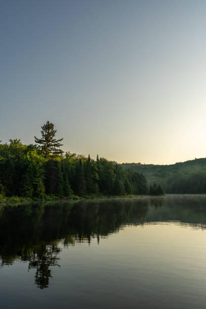 istock Fishing lake during sunrise. 1394066077
