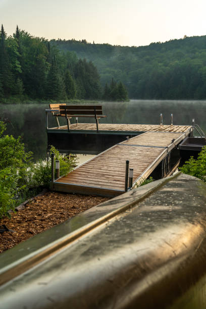 istock Fishing lake during sunrise. 1394066322