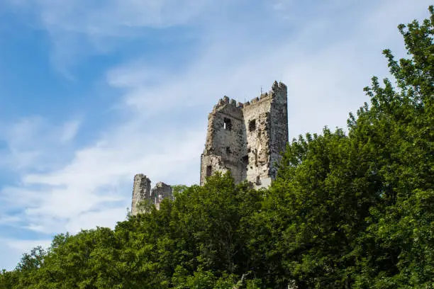 Ruins of medieval castle Drachenfels