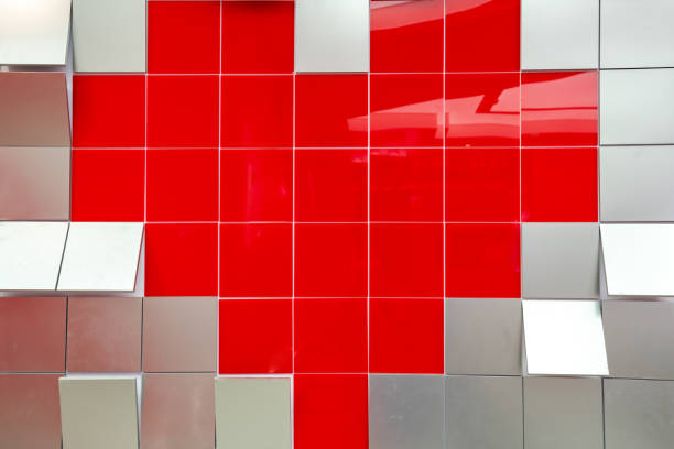 istock cube made of heart shape on the wall 1394067581