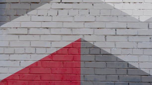 istock Wall Of Painted Brick 1394068587