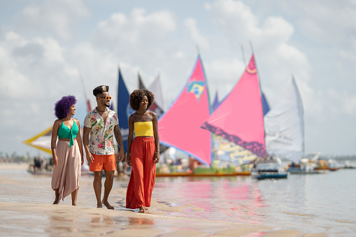 Tourist, Beach, Porto de Galinhas, Latin America, Brazil