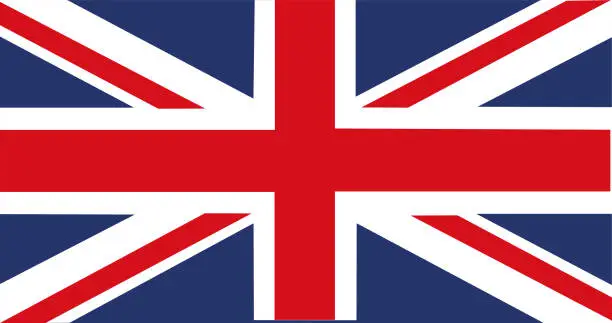 Vector illustration of England Flag