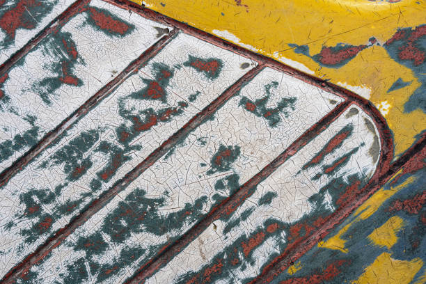Unpainted wood with various colors and a lot of texture, good as a background.