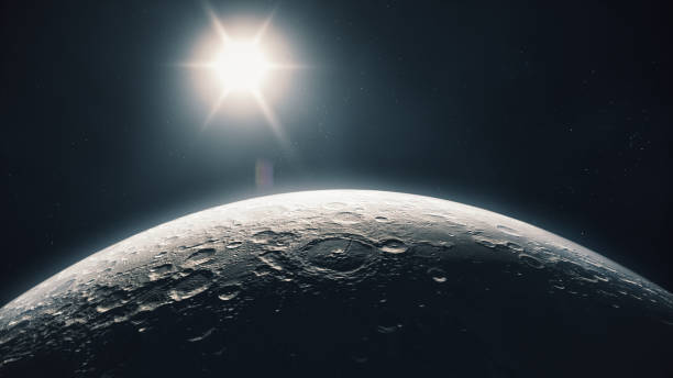 istock Sun view in space from Moon surface 1394089719