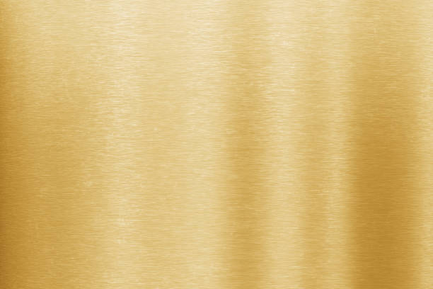 istock Gold metal background. Brushed metallic texture. 3d rendering 1394094999