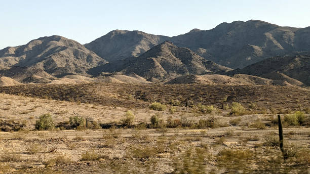 A Rugged Landscape in the Southwest stock photo