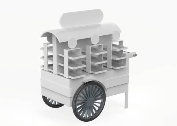 istock food Trolley Cart 1394110771