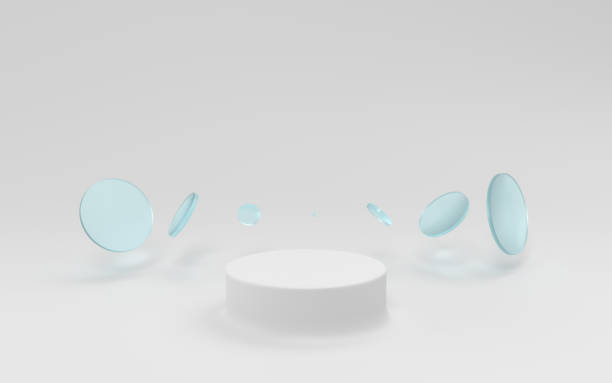 istock Empty product stage, product advertising concept, 3d rendering. 1394111184