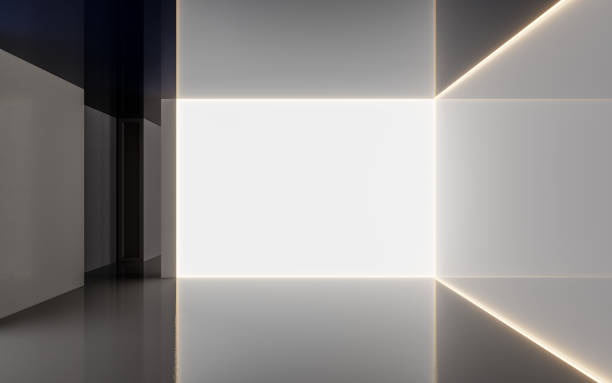 istock Dark tunnel, futuristic concept, 3d rendering. 1394116347
