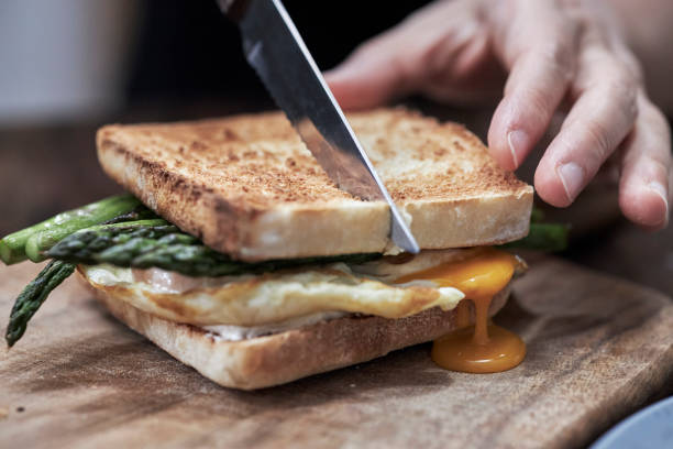 istock homemade sandwich, with fried egg and asparagus 1394116361