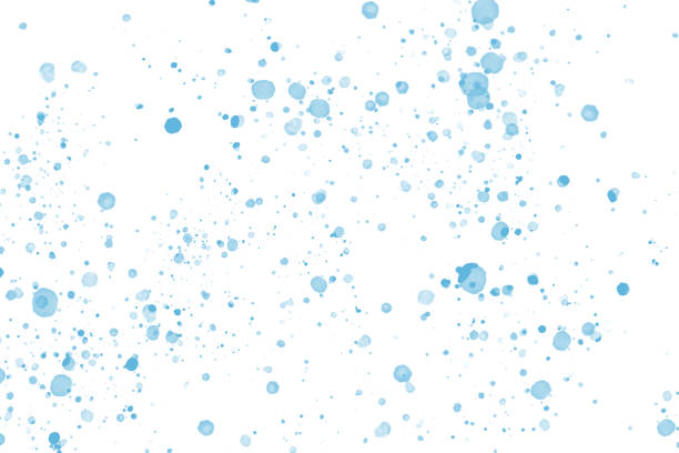 istock Abstract blue watercolor on white background 1394116960
