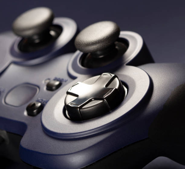 istock Game pad video controller, gamepad with sticks and buttons, Close Up 1394118030