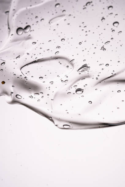 istock The texture of a thick cosmetic gel on a neutral background. 1394118417